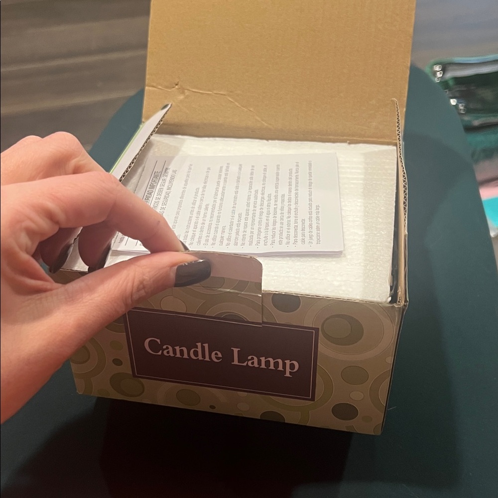Premium Black Candle Lamp NEW - Picture 2 of 3